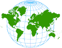 Global image of the world
