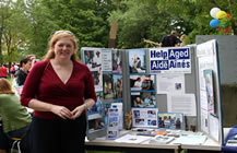 Help the Aged kiosk at Annual Mayor's Walk 2005