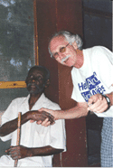 A photo of a volunteer
